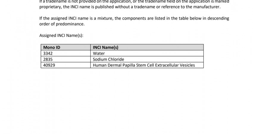 台灣生醫之光！秉秝生醫「人類真皮乳突幹細胞胞外體」 獲國際化妝品成分（INCI）認證