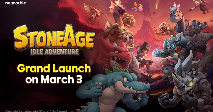 Netmarble全球上線「石器時代：放置冒險」　經典IP再啟新篇